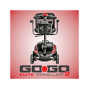 Go-Go® Elite Traveller® 2, 4-Wheel Stability Scooter - Red - Image 3