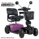 Pride Victory Platinum, 4 Wheel in Platinum, Right View