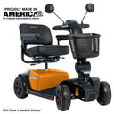 Pride Victory Platinum, 4 Wheel in Platinum, Right View