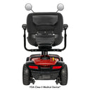 Pride Victory Platinum, 4 Wheel in Red Platinum, Rear View