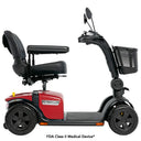 Pride Victory Platinum, 4 Wheel in Red Platinum, Right View