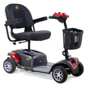 Buzzaround Extreme 4-Wheel Scooter EX148 Quad Configuration - Red - Left Side - Image 5