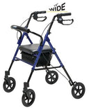 Set N' Go Wide Seat Height Adjustable Rollator - Image 3