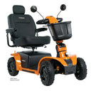 Pursuit 2.0 4-Wheel Outdoor Mobility Scooter by Pride Mobility in Orange, Right View