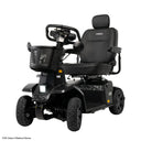 PX4 4-Wheel Stability Mobility Scooter by Pride in Black, Left View