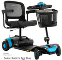 Pride Go Go Elite Traveller Gen 3 in Robin's Egg Blue — optional Pride shroud kit colour