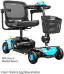 Pride Go Go Elite Traveller Gen 3 Platinum in Robin's Egg Blue — optional Pride accessory panel colour