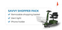 Amigo RD Standard 3 Wheel Mobility Scooter - Rear Drive Model - Image 13