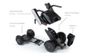Whill Model C2 Compact Power Wheelchair - in use