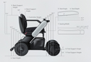 Whill Model C2 Compact Power Wheelchair - front view