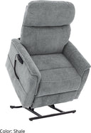 Pride Genesis LC-150 Power Lift Recliner in Sophie Shale