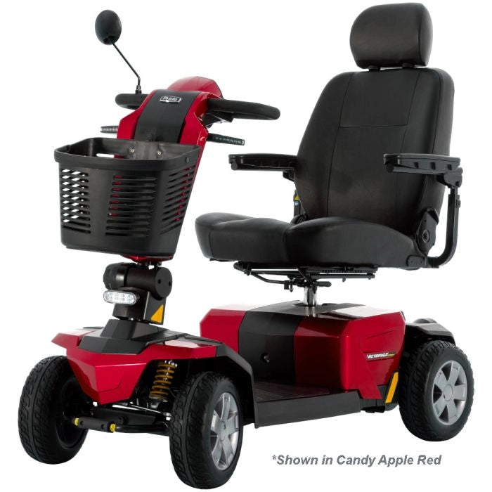 Victory® LX Sport 4-Wheel Portable Scooter - S710DXW Model - Red - Left Side - Image 7