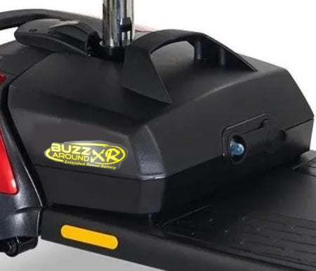 Golden Technologies Buzzaround XR Extended Range battery box, part MBE-BZBATT22-XR, for the Buzzaround XL GB121 and GB124