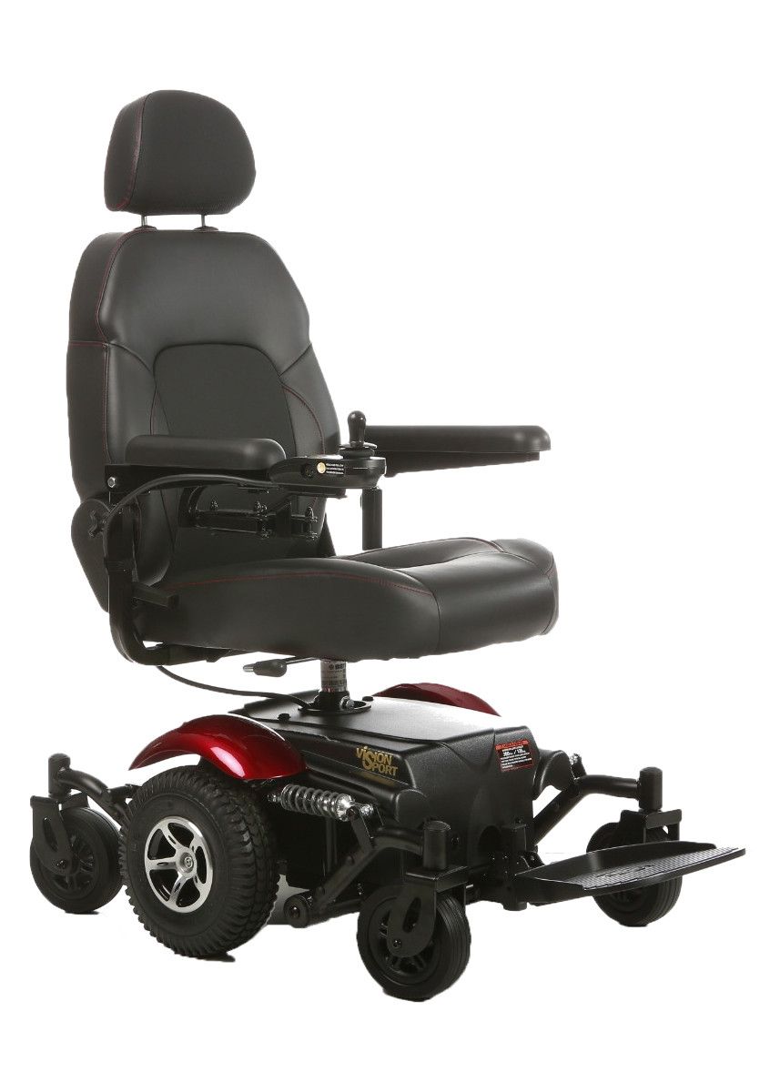 Merits Vision Sport Mid Wheel Power Chair 