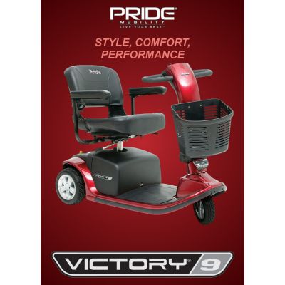 Pride Mobility 3-Wheel Victory 10.2 Power Scooter