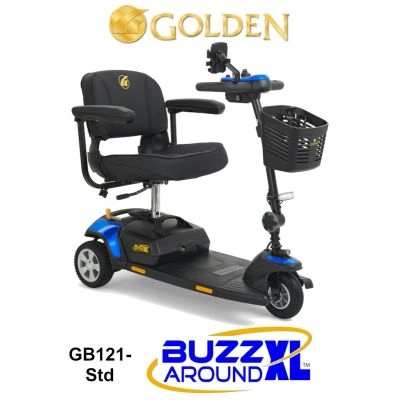 GB121A-SHZ Buzzaround XL-HD 3 Wheel Portable Scooter