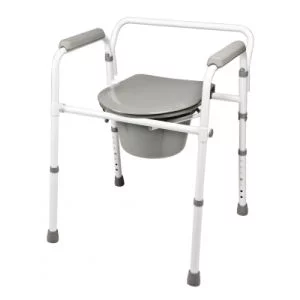 3-in-1 Steel Folding Commode