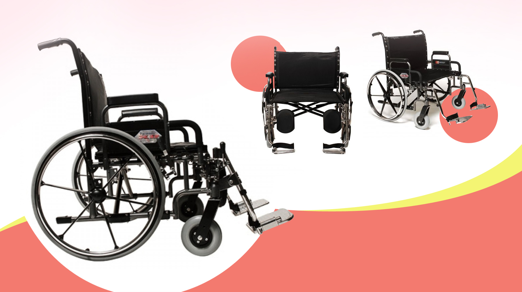Heavy Duty Wheelchair for Plus Size Users